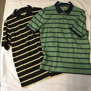 2 Mens Denver Hayes Golf Shirts